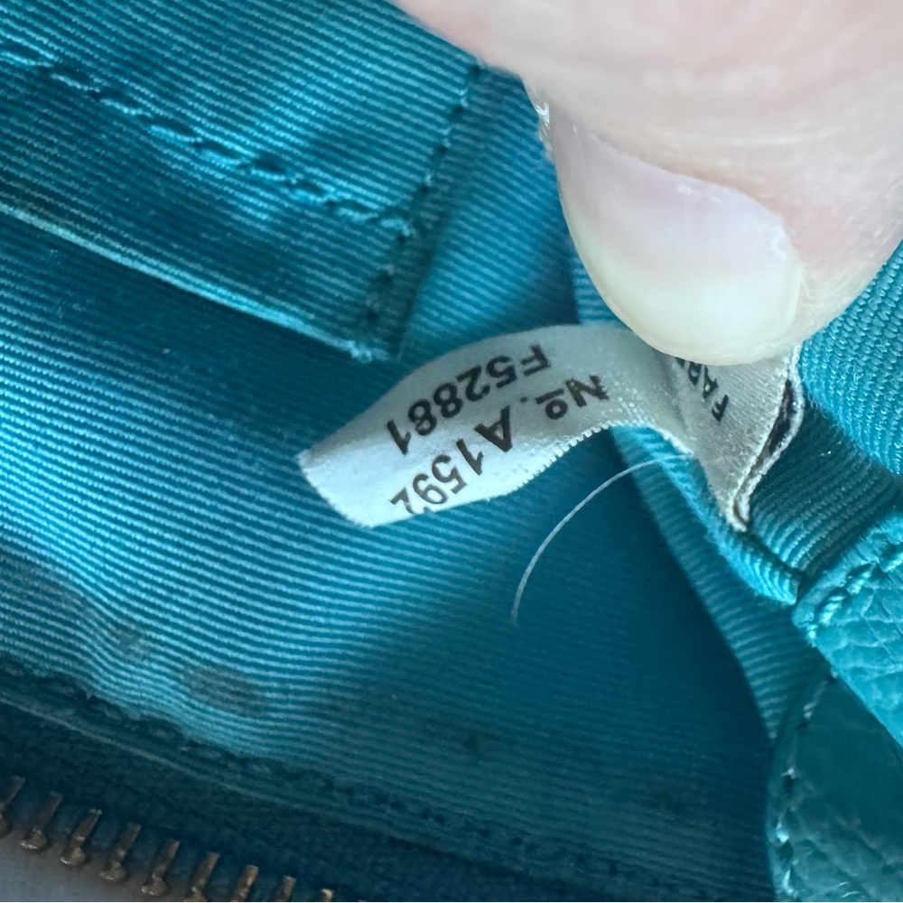 Coach Teal Crossbody Bag 2- Fer - Picture 7 of 8